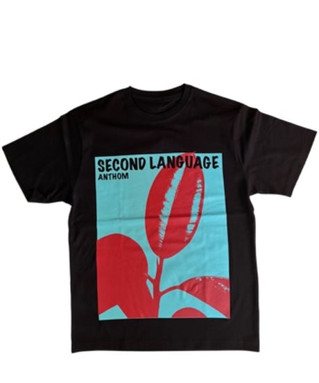 ANTHOM│  リーフグラフィックプリントＴシャツ