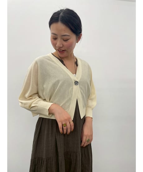 TORRZZO DONNA│Vネックニットカーディガン 6267-411