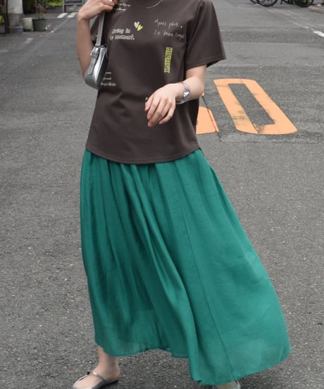ROSIEE｜レタリングプリントTシャツ