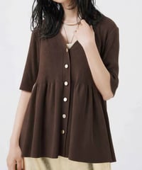 TORRZZO DONNA│フレアラインリブニット 6267-384