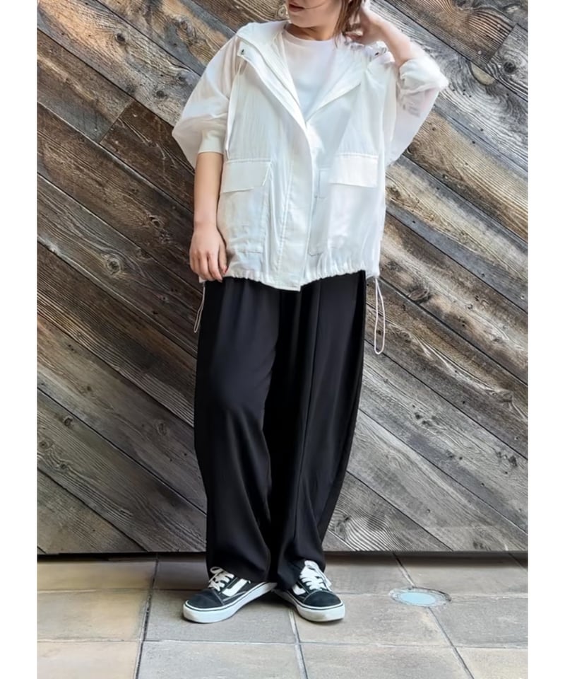 Dignite collier│ストレッチシフォンボリュームパンツ 80255306