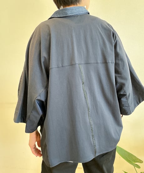 BLANC basque┃異素材MIXデニムシャツ