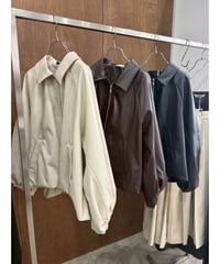 【TORRZZO DONNA】　エコレザーバルーンジャケット　6269-531