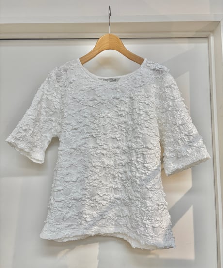 TORAZZO DONNA │  ジャガード半袖トップス