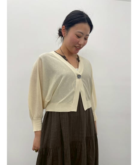 TORRZZO DONNA│Vネックニットカーディガン 6267-411