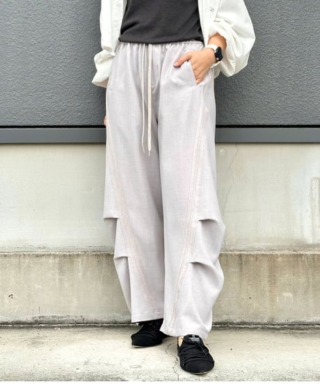 MONiLE｜サイドタックパンツ