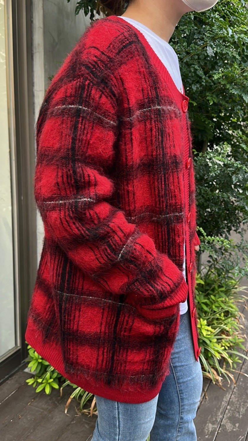 ROSIEE】オンブレチェック柄カーディガン R791237 | TO