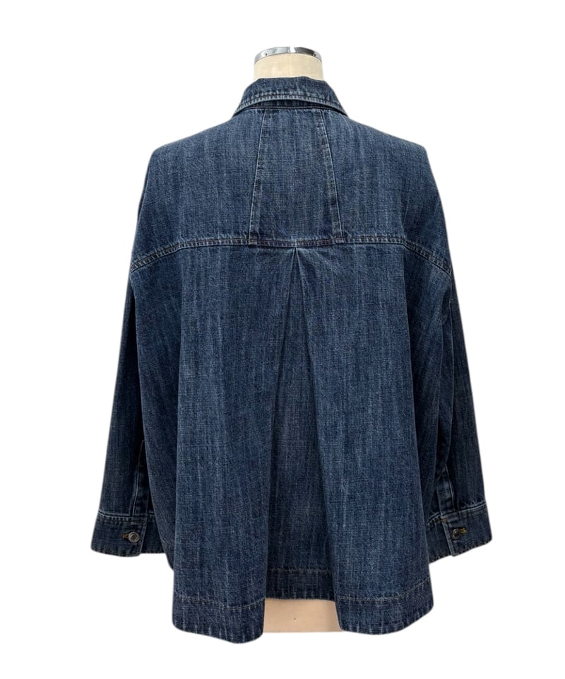 ayane デニムジャケット バルーンスリーブ ポケット付き 新品未使用タグ無し 楽天市場】ayane(アヤン）リネン混デニムジャケット 855703麻