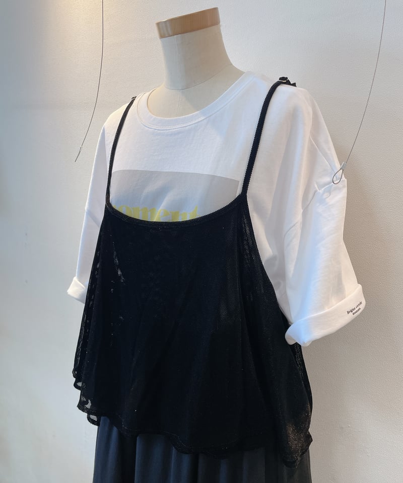 アンナケリー│メッシュベロアキャミソール 27242906 | TO