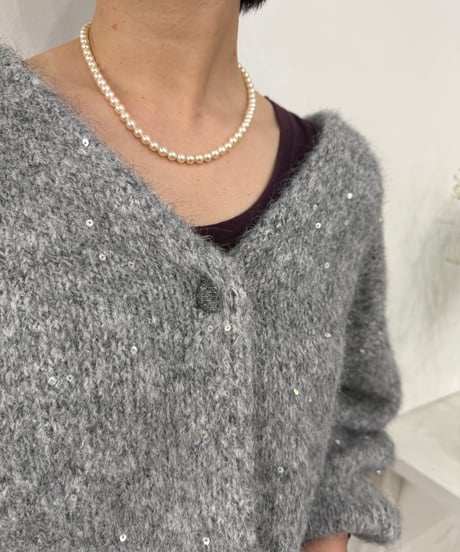【TORRZZO DONNA】　ドラマティックニットカーディガン　6269-542
