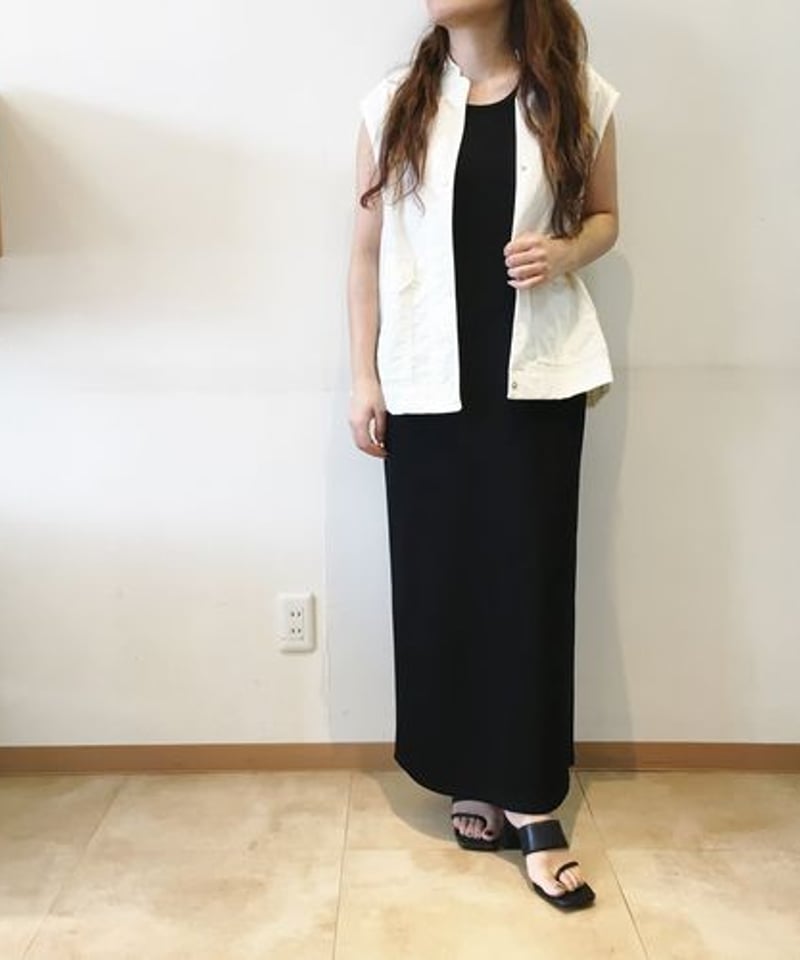 カフネ　cafune ノースリリブワンピース 黒　３８　タグ付き　435101 楽天市場】【即納】【2025秋冬新作】cafune カフネ リブ