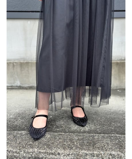 MARGAUX VINTAGE┃ウエストロゴチュールスカート