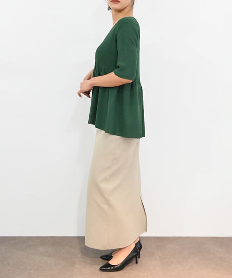 TORRZZO DONNA│フレアラインリブニット 6267-384