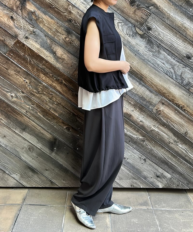 タグ付き新品♪Dignite collier☆ニット☆グレー/ブラック F Dignite collier | QREEQ