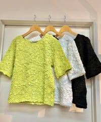 TORAZZO DONNA │  ジャガード半袖トップス