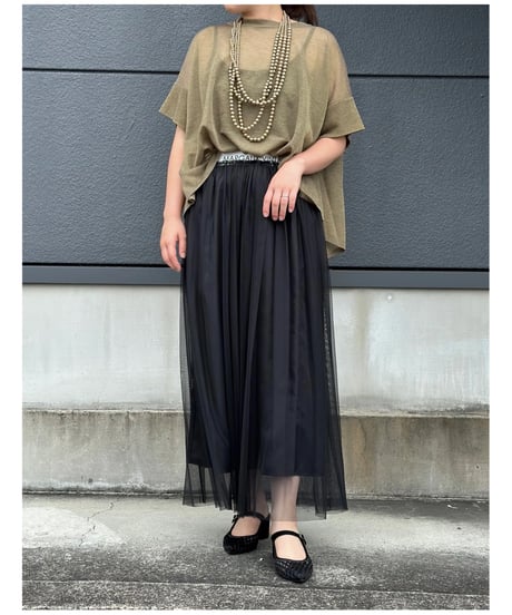 MARGAUX VINTAGE┃ウエストロゴチュールスカート