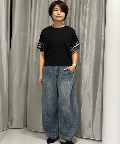ayane｜ツイストスリーブTシャツ