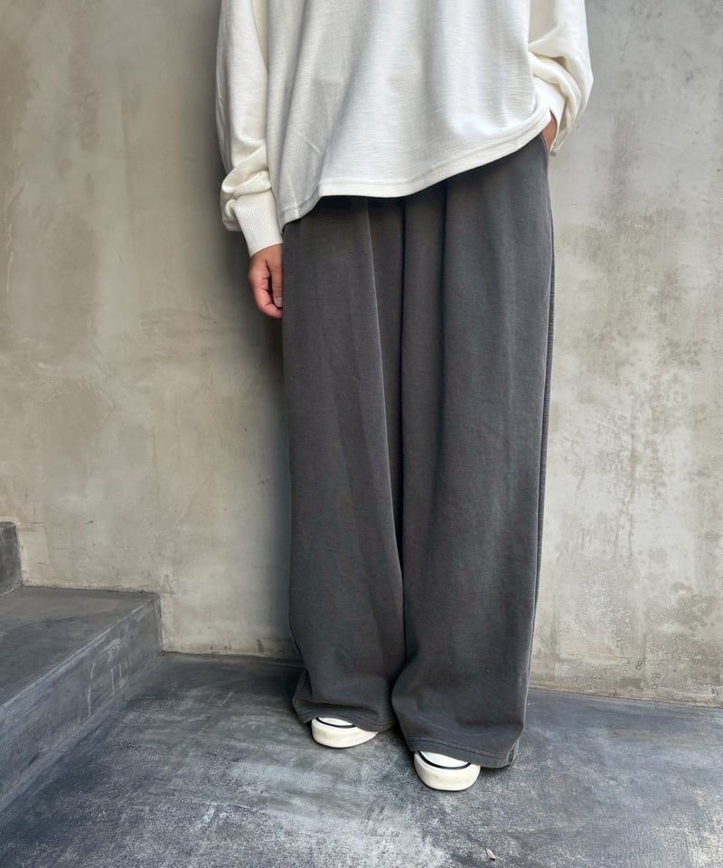 flamingo firm｜ 脇タックワイドパンツ 150316 | TO