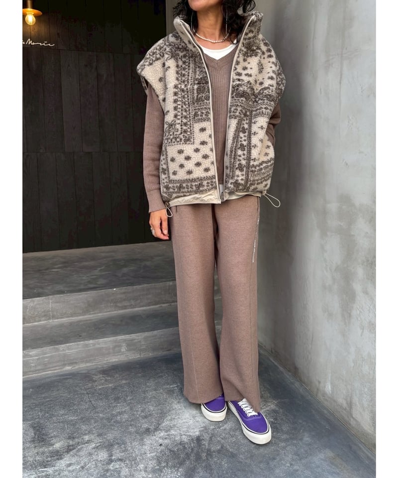 flamingo firm│リバーシブルボアベスト 150312 | TO