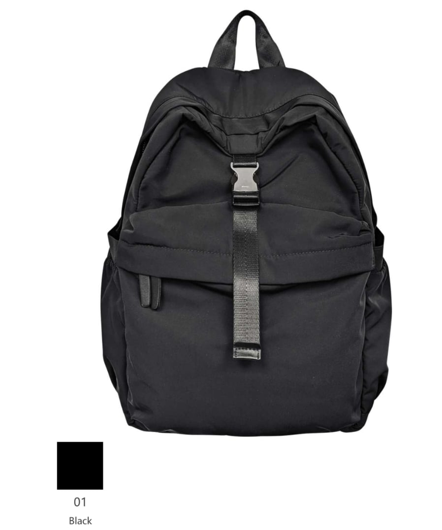 STORY ヴェリアスバックパック 黒 リュック ご予約【STORY.】ポリエステルヴェリアスバックパック 3A-1812-4