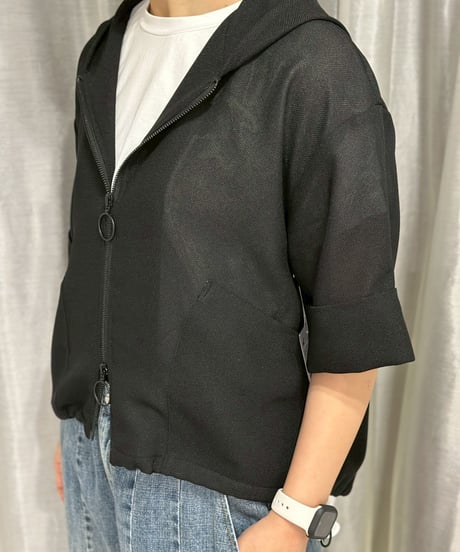 ayane｜メッシュフーディブルゾン