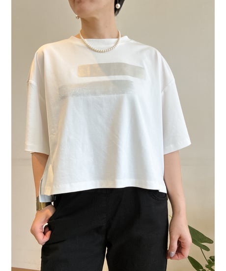 BLANC basque┃アートプリントデザインワイドTシャツ
