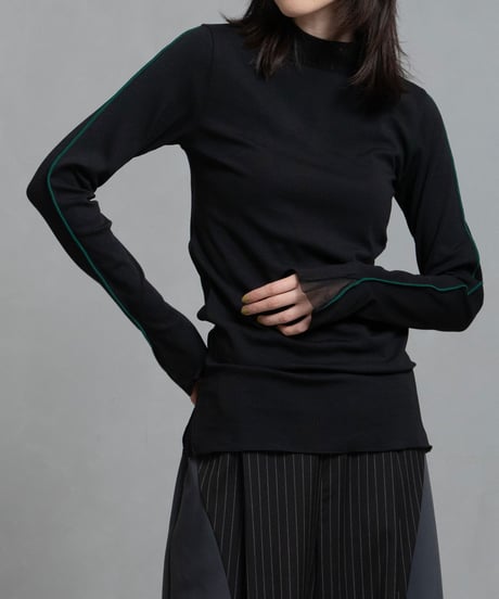 MARECHAL TERRE | リブチュールトップス