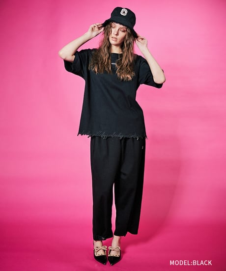 COOLA  │　ヴィンテージレースヘムTシャツ