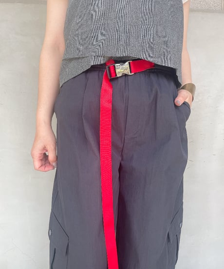 テープベルト付カーゴパンツ