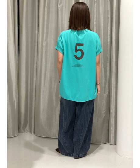 ayane｜フレンチスリーブバックロゴフレンチスリーブバックロゴTシャツ