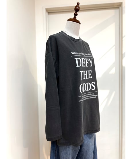 PASSIONE｜コットンロゴロンTシャツ