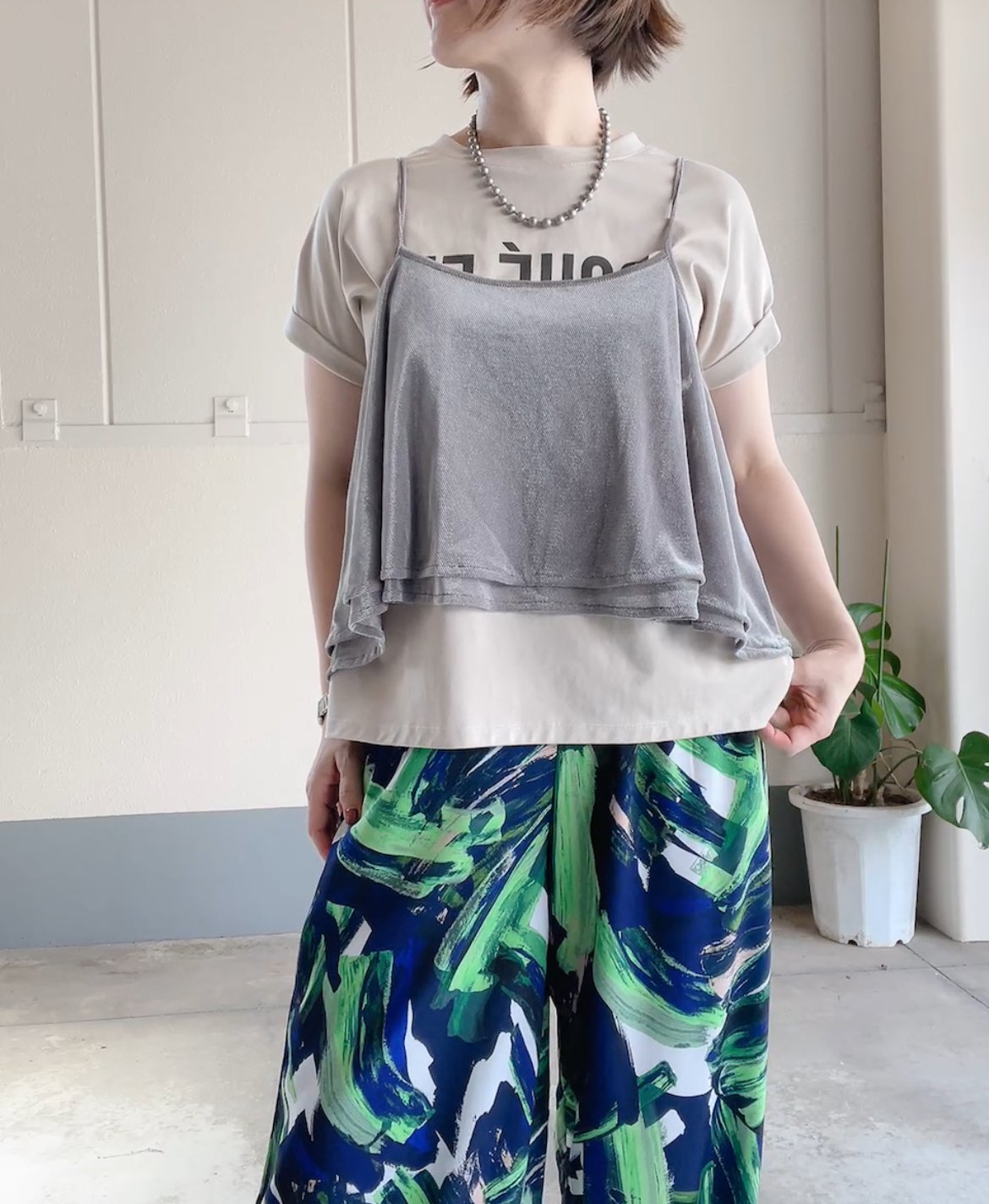本日価格⭐︎ Anna Kerry アンナケリー メッシュベロアキャミソール アンナケリー】メッシュベロアキャミソール 27242906 | TO