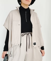 【ayane】　軽量裏毛ゆったりベスト　856736