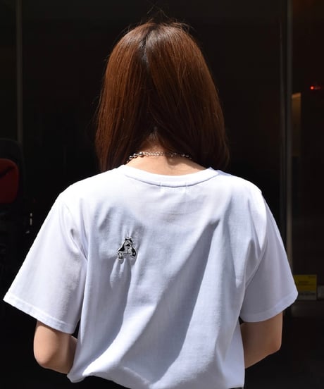 ROSIEE｜前後フレンチブルドッグワッペン風刺繍ロンT