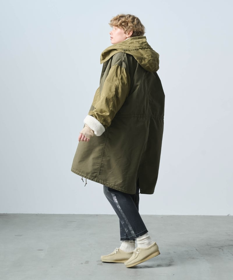 Khakiのダウンモッズコート フィローモ Filomo [Filomo]モッズコートメンズ ダウンライナー
