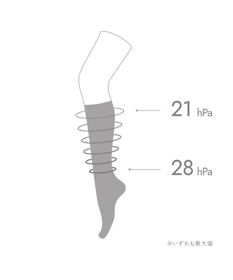 着圧ソックス（リブ）
