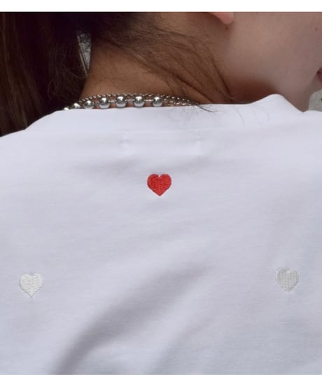 ROSIEE┃ハート刺繍Ｔシャツ