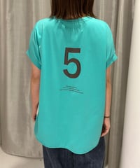 ayane｜フレンチスリーブバックロゴフレンチスリーブバックロゴTシャツ