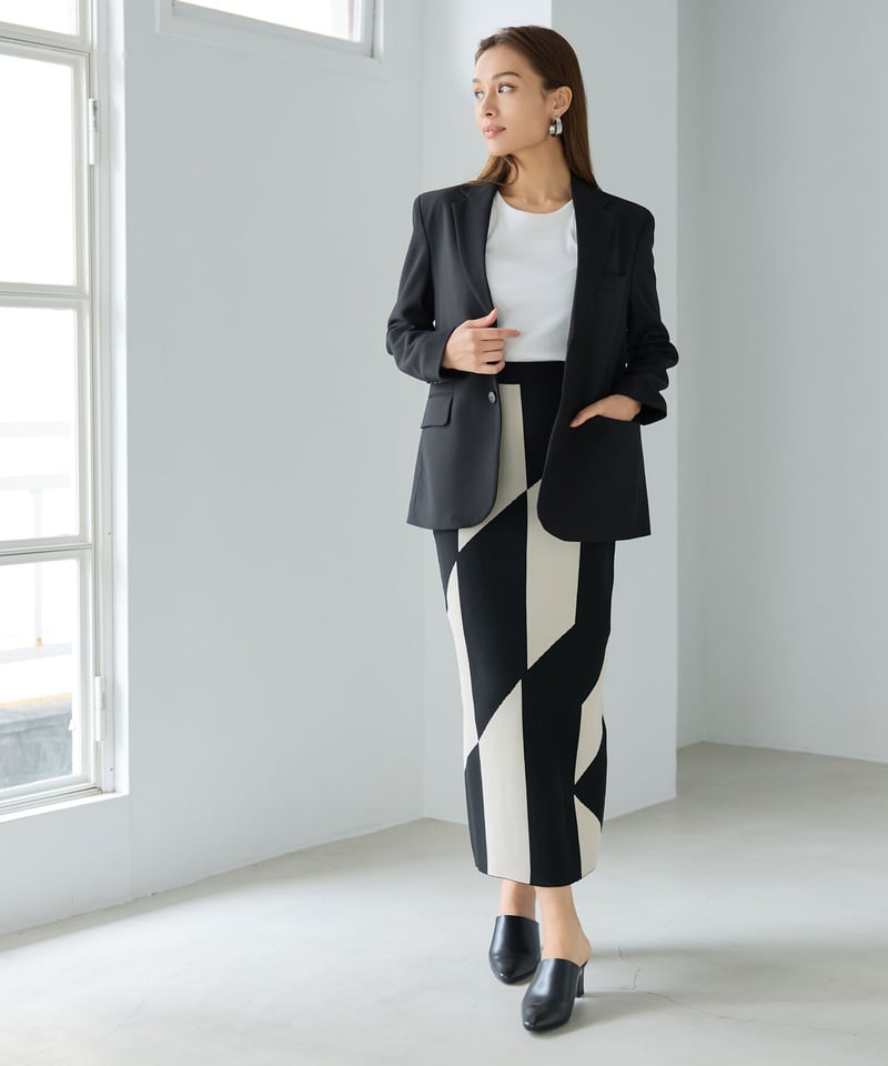 BOYSHE Basic Suit》シングルブレスト&スリムスラックス BOYSHE Basic Suit》シングルブレスト&スリムスラックス