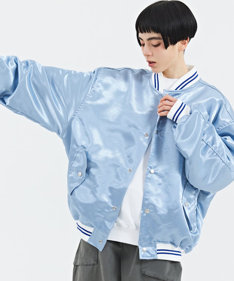 CHAHCHAH M スタジャン クリーム色 スタジャン[品番：NHGW0005174]｜non-hedge （ノンヘッジ）の