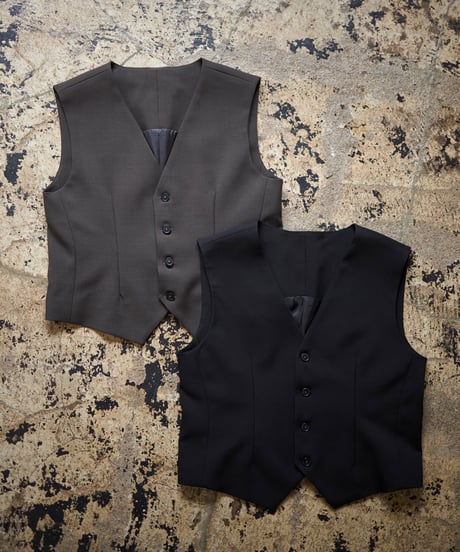 《BOYSHE original》ノーカラーベスト【2 color】【3 size】