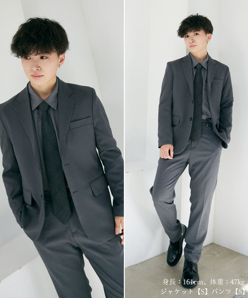 BOYSHE Basic Suit》シングルブレスト＆スリムスラックス