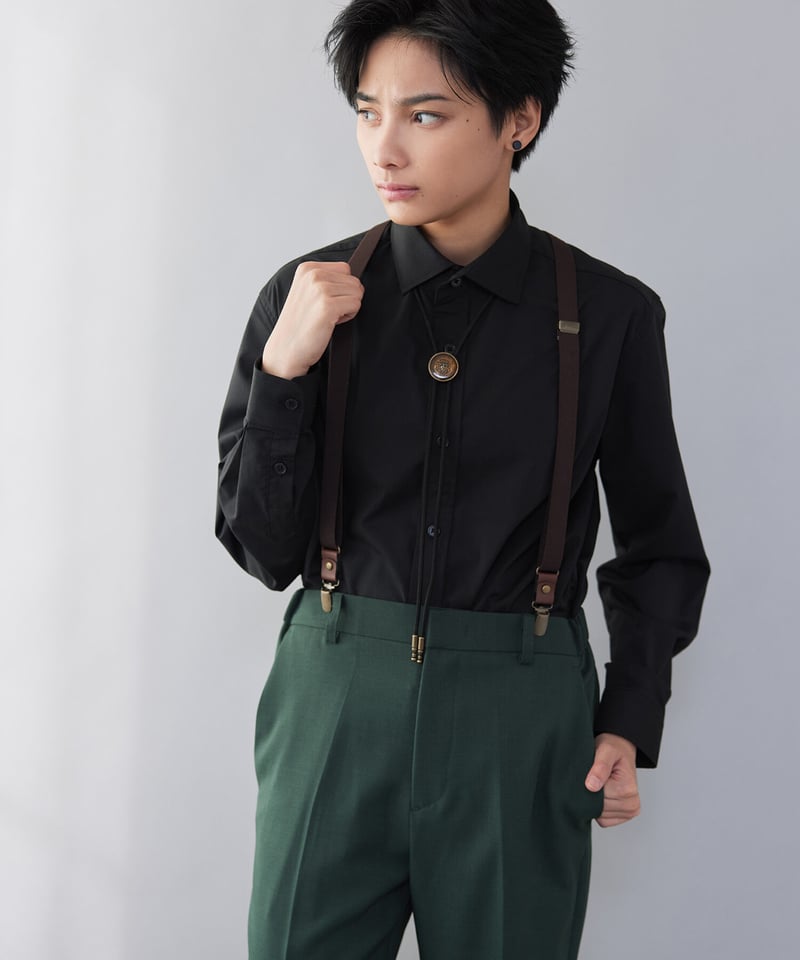 ガラアーベント コレクション メンズ ドレスシャツ 40%OFF【GalaabenD/ガラアーベント】ストライプデシンリボン
