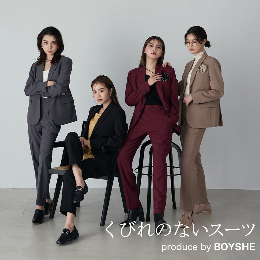 boyshe スーツ BOYSHE Basic Suit》シングルブレスト＆スリムスラックス