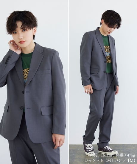 《BOYSHE Basic Suit》シングルブレスト【単品】【6 color】