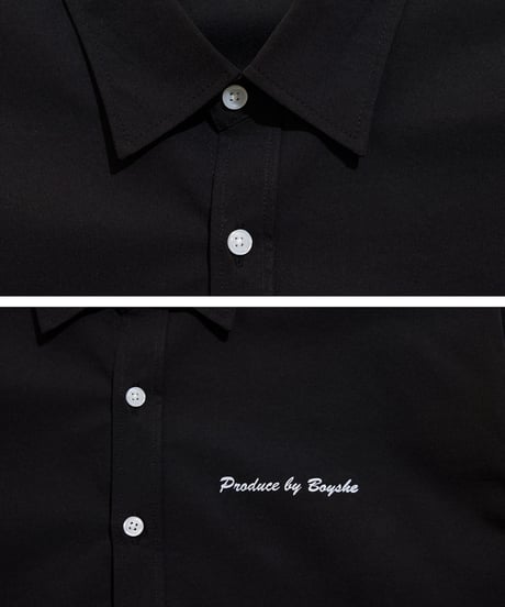 《BOYSHE original》ひまわり刺繍シャツ【2 color】