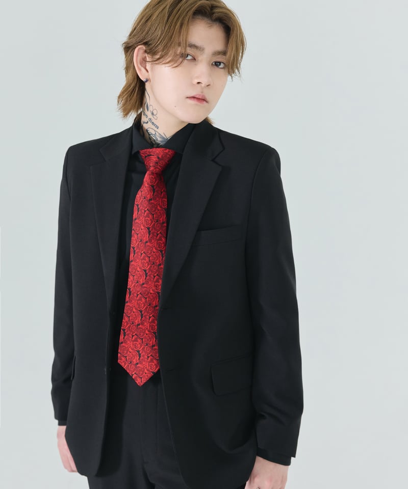 LAD MUSICIAN 19SS ネクタイ 薔薇柄 LAD MUSICIAN（ラッドミュージシャン）の「TIE（ネクタイ）」 - WEAR