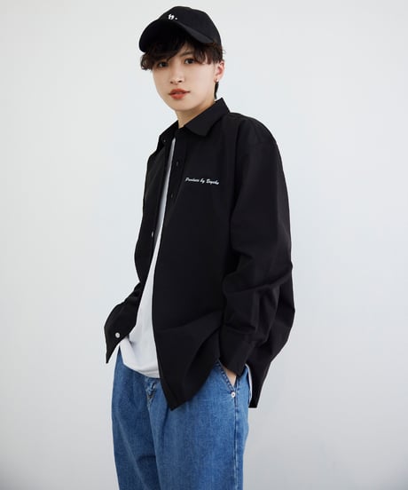 《BOYSHE original》ひまわり刺繍シャツ【2 color】