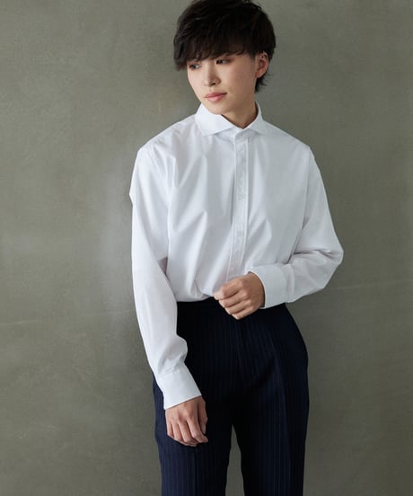 《BOYSHE original》 カッタウェイカラー ドレスシャツ【2 size/2 color】