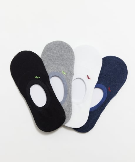 Wカバーソックス・フットカバー【4 color】